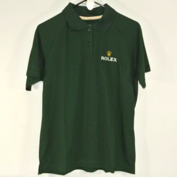 ROLEX Jewelry Store Employee Uniform Polo Shirt Green Womens NWT - Picture 1 of 6